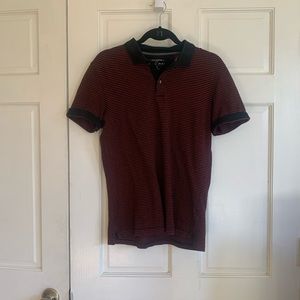 Banana republic striped polo